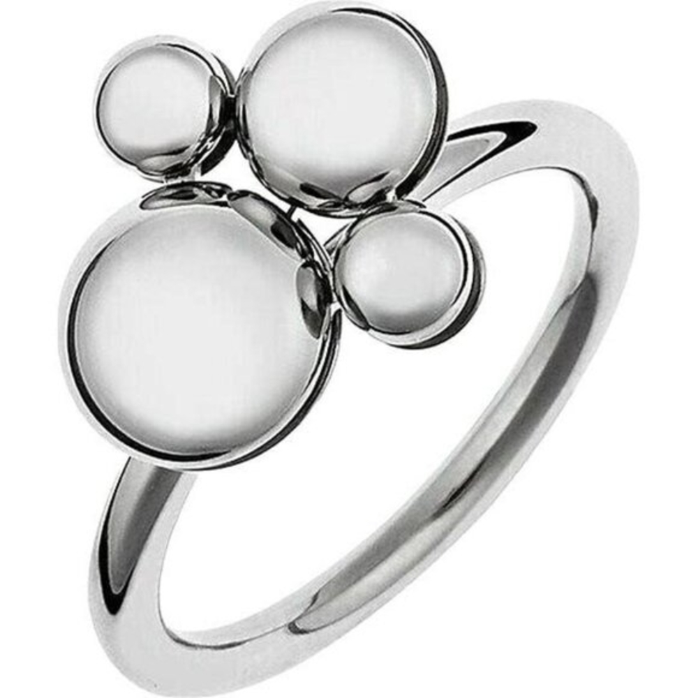 NIB CALVIN KLEIN Liquid Fidget Ring in Silver - Size 8, NWT